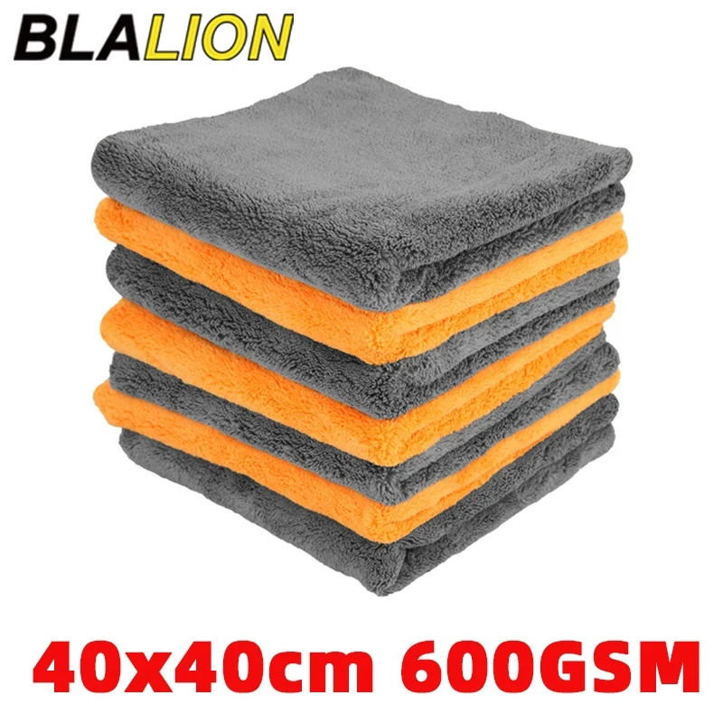 

BLALION 40X40cm High-end Microfiber Towels Auto Detailing Super Absorbent Cloth Cleaning Tools Car Care Washing Accessories