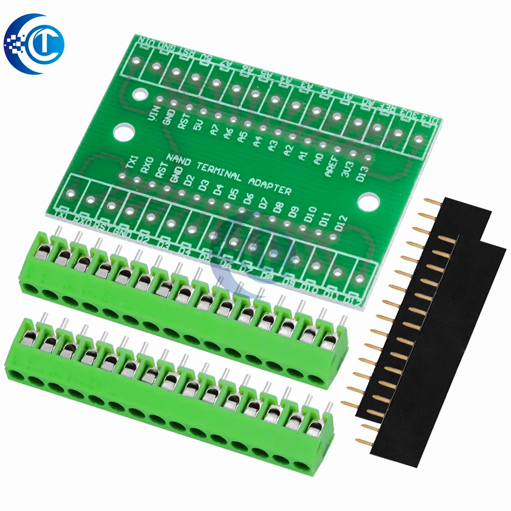 Nano IO Shield V3.0 – Breakout Board for Arduino Nano with Easy Terminal Connections (weld/ No-Weld Design)