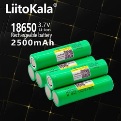 liitokala lii-25R high capacity 3.6V 18650 2500mAh rechargeable Li-ion battery INR18650-25RM Toys flashlight tools