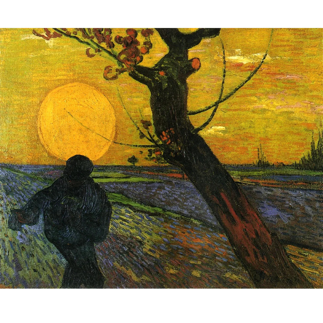 

Van Gogh oil painting,Sower with Setting Sun,Impression oil painting,Modern wall art,home decor picture,free shipping