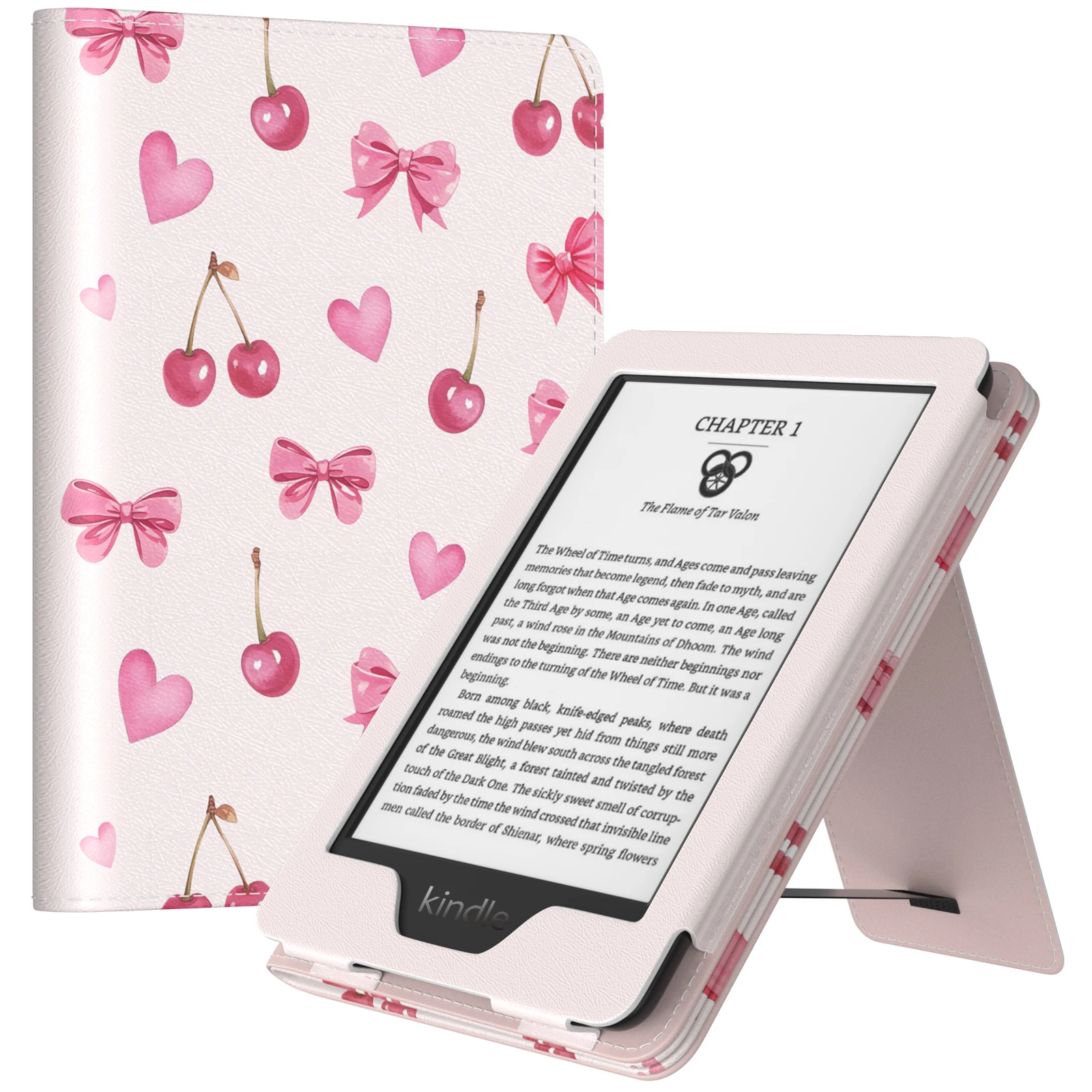 

Чехол для Kindle 11-го поколения 2024 года, 6 дюймов, ультралегкий, из полиуретана, для Kindle (10/8-го поколения, 2019/2016) с функцией автоматического включения/выключения экрана