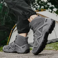 Outdoor Men's Hiking Shoes Waterproof Wear-resistant Non-slip Breathable For All Seasons Lightweight Mountaineering Footwear