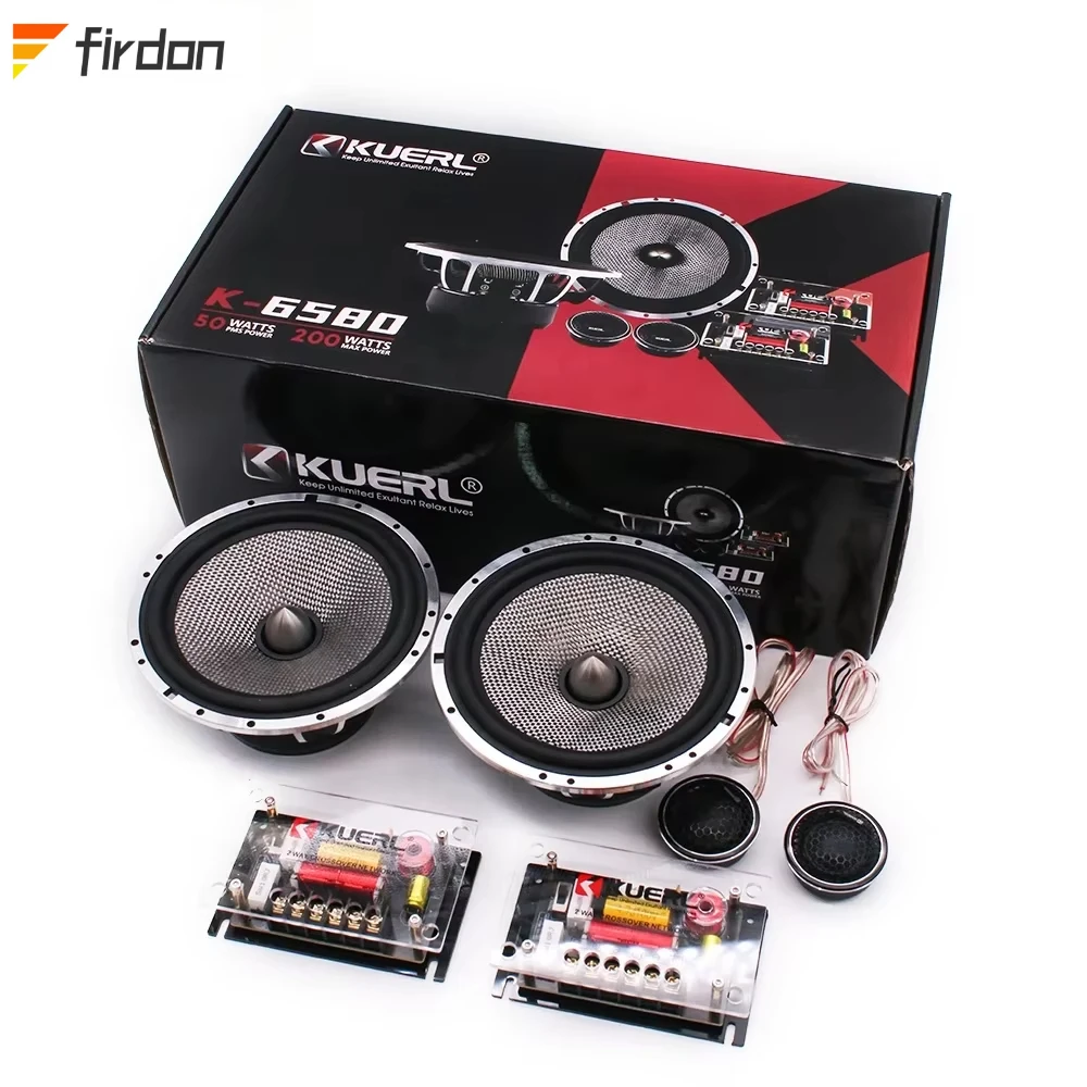 

Factory wholesale new model 2 way car component speaker aluminum alloy basin stand speaker set for car