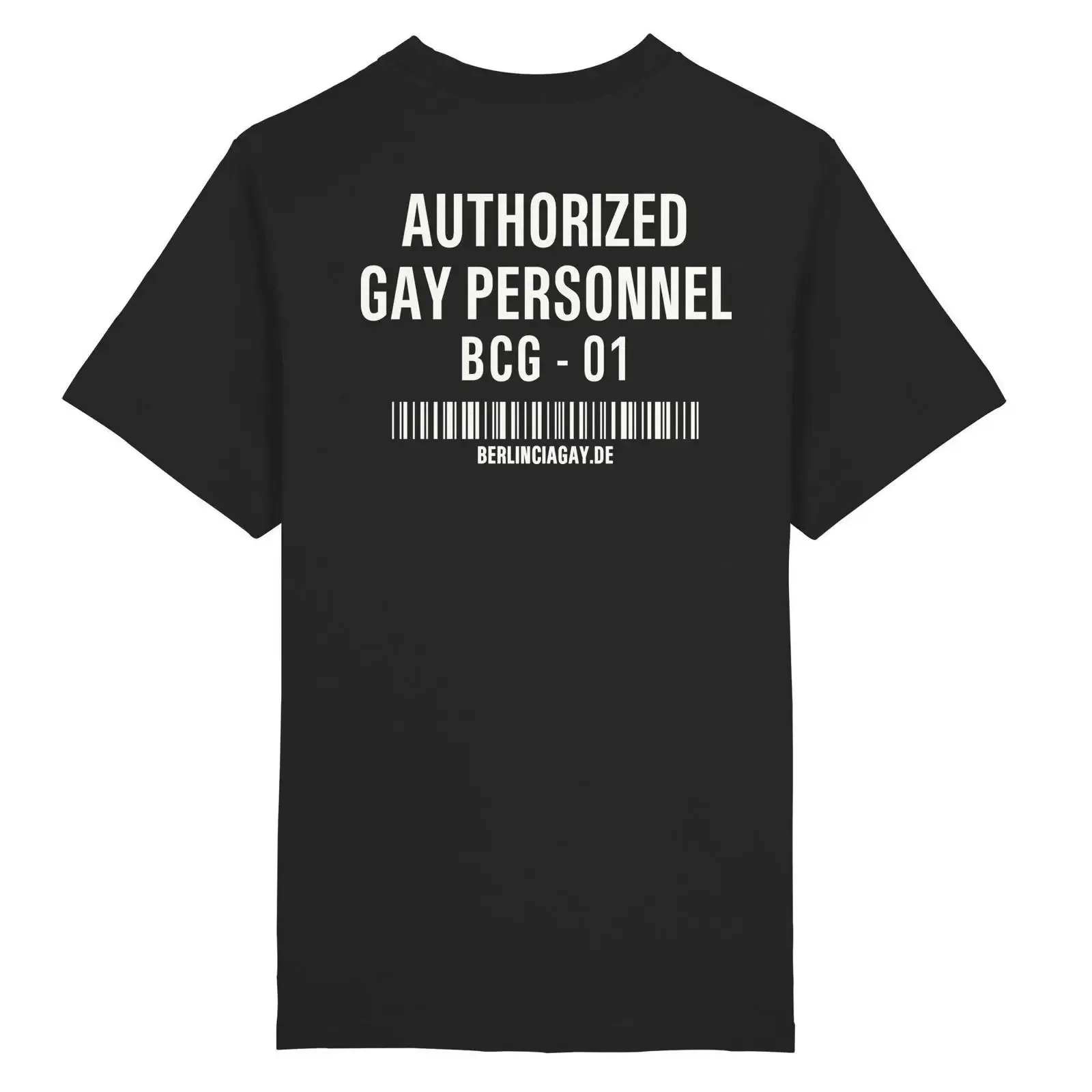 Bcg 01 Authorized Gay Personnel Heavy Oversized Organic T Shirt vintage Washed designer clothes Stylish Unisex Slightly
