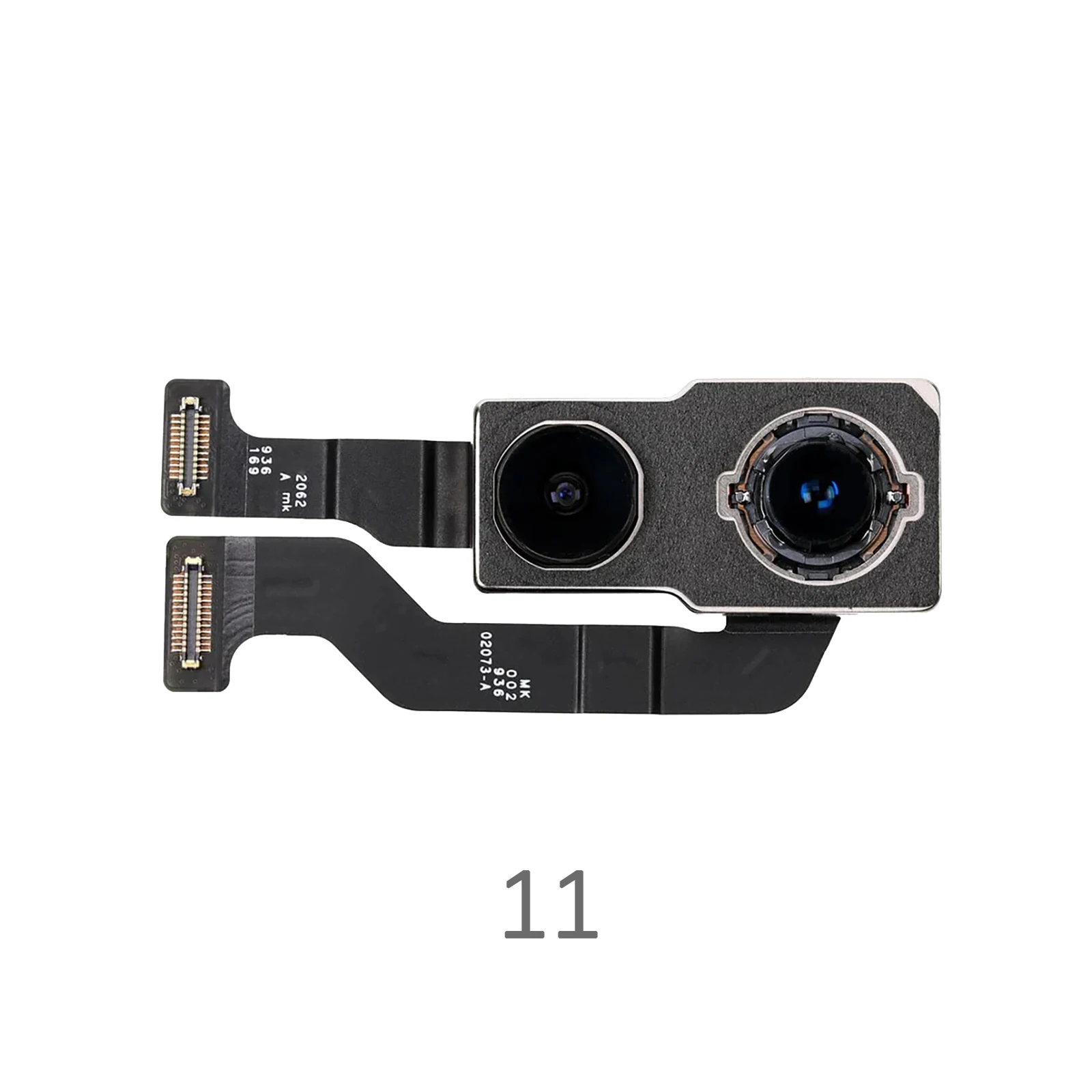 Rear Camera Lens Assembly for iPhone 6 through 11, Compatible with 6/6S/7/8Plus/X/XR/XSMax /11, Metal Housing with Flexible Cabl