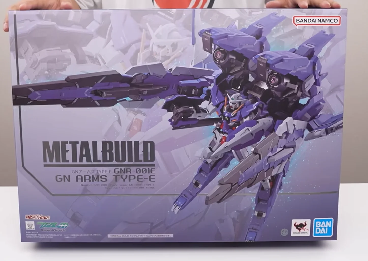 In stock Bandai Kidou Senshi Gundam 00 METAL BUILD GN ARMS TYPE-E GN-001 GUNDAM EXIA (Concept Type)  Figures Genuine Boxed Toy