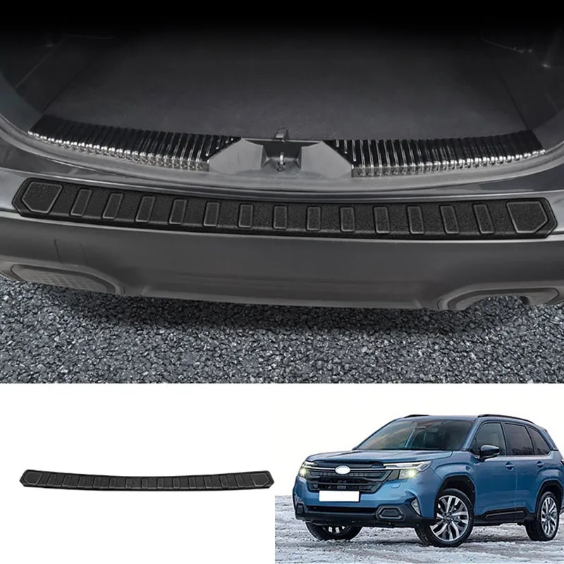 

FIT FOR Subaru Forester SL 2025 2026 2027 Rear Trunk Outside Bumper Protector cover sill guard Trim 1PC