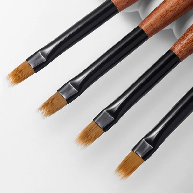 Wooden Gradient Nail Art Brush Ombre Pen