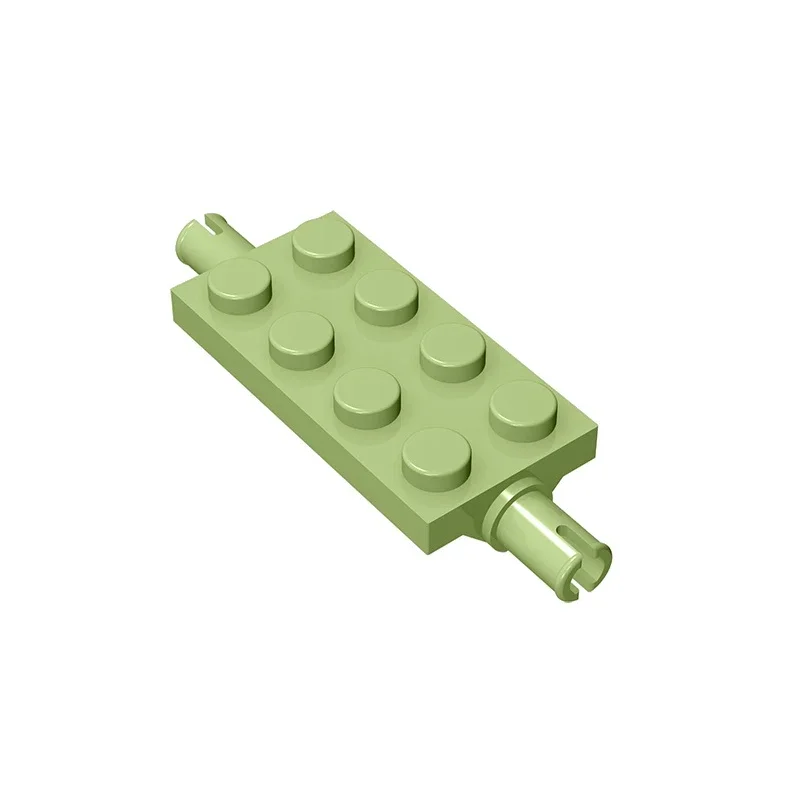 Piastra Gobricks GDS-958, modificata 2x4 con perni compatibile con lego 30157 blocchi educativi fai da te tecnici