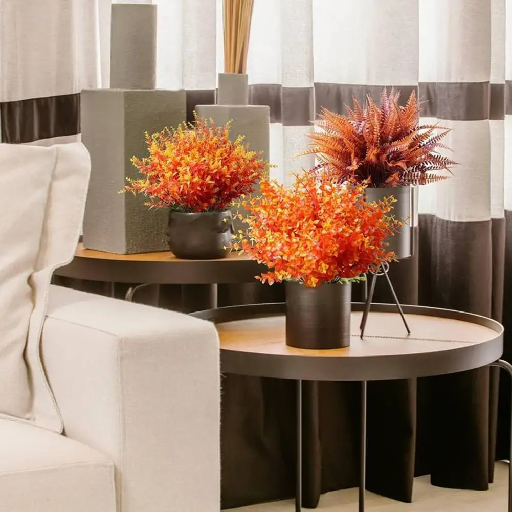 زهور صناعية متينة مقاومة للأشعة فوق البنفسجية، زهور صناعية معلقة في الهواء الطلق، نافذة مزهرية للحديقة في الشرفة للمنزل من الأمام #1