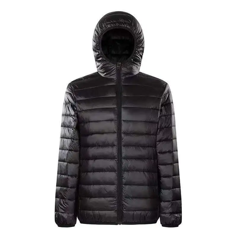 

Down Jacket Men's 2024 New 90% White Duck Down Super Light Down Jacket Men's Lightweight Thermal Coat Hooded Feather Coat