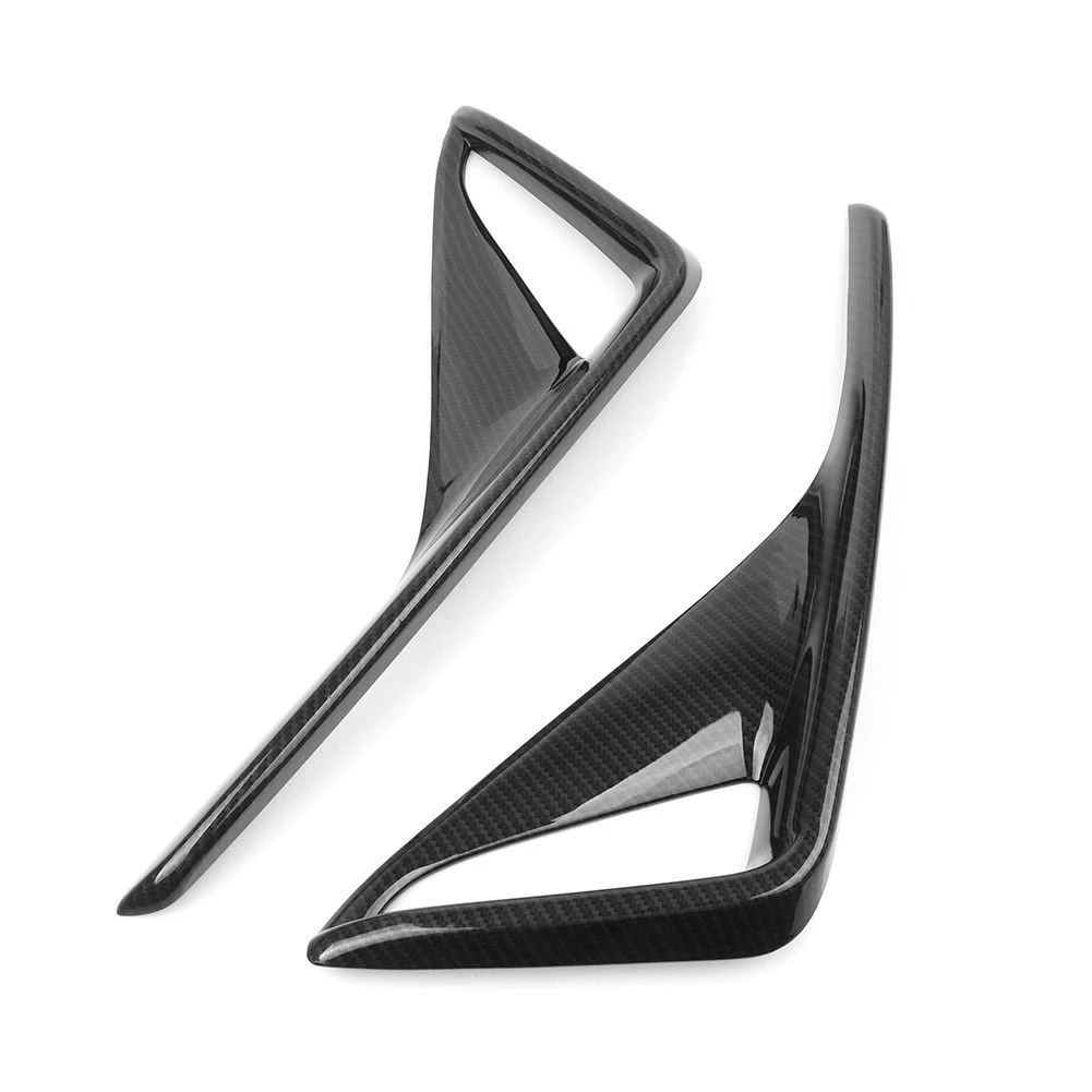 

A77Q-2Pcs Автомобильная накладка на заднюю противотуманную фару из углеродного волокна для Toyota Chr 2016-2018