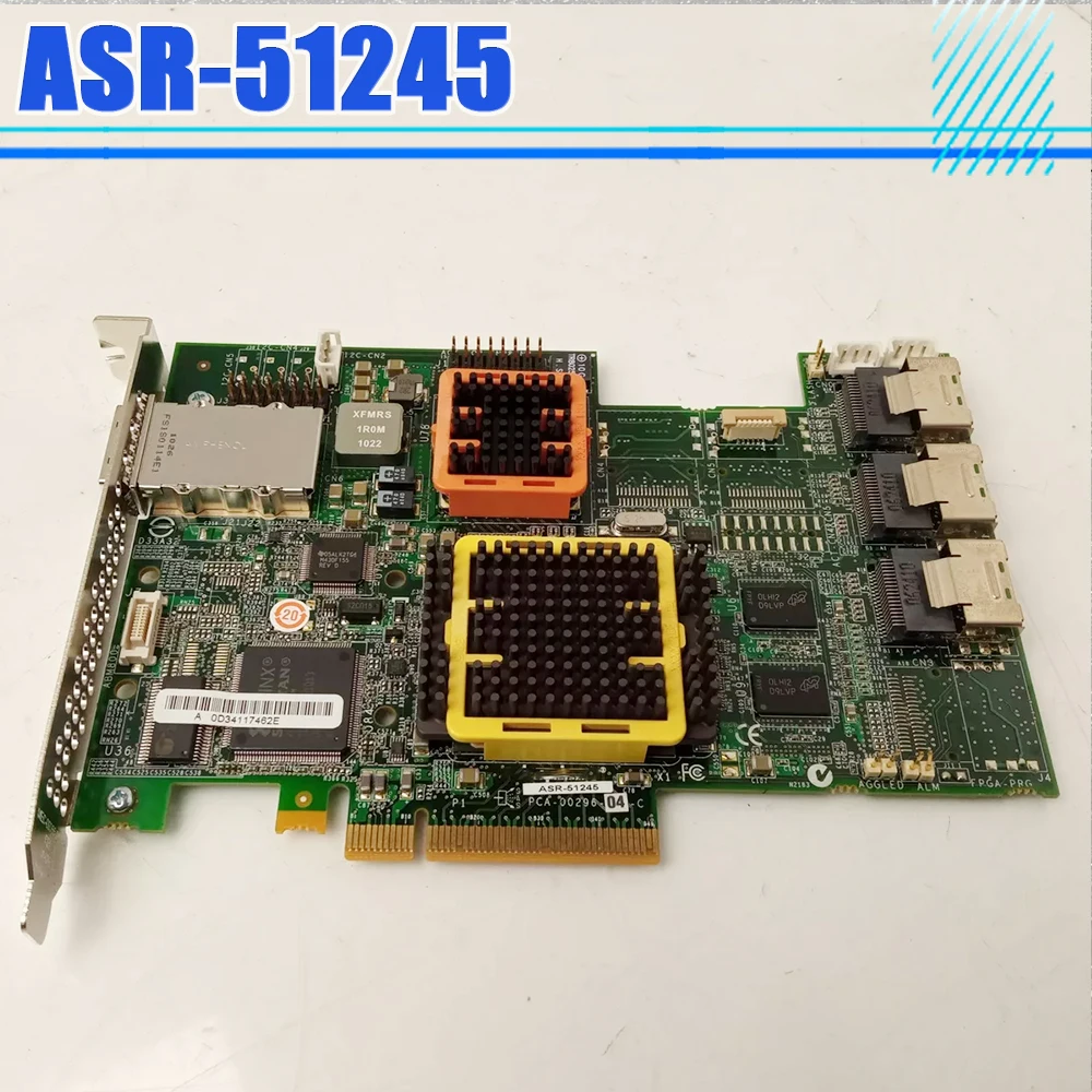 

For Adaptec ASR-51245 512M 12-Port SAS/SATA RAID Array Card Support RIAD5/6