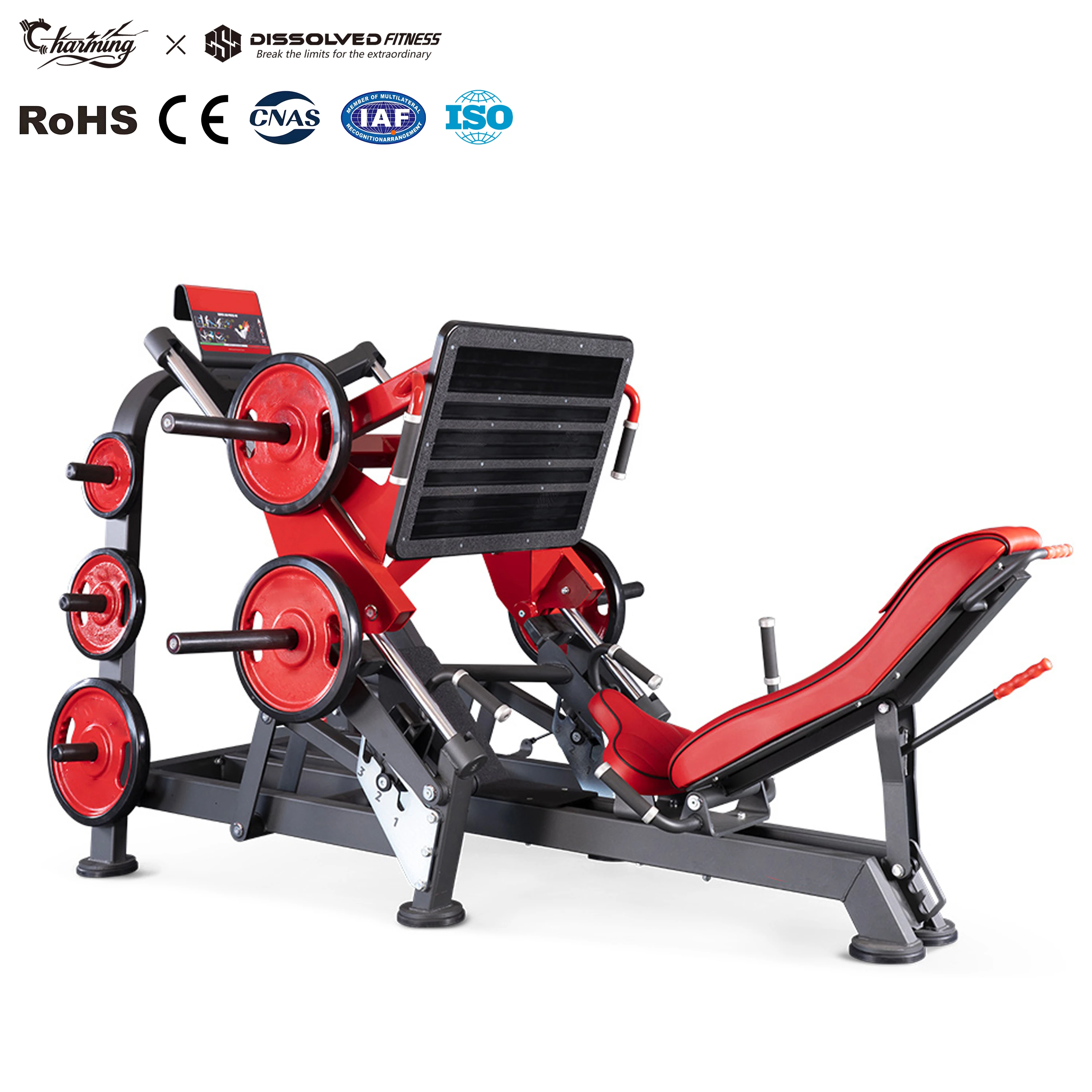 

Commercial Gym Super Leg Press Machine 45-Degree Dual System Plate Loaded Fitness Equipment Made of Durable Steel