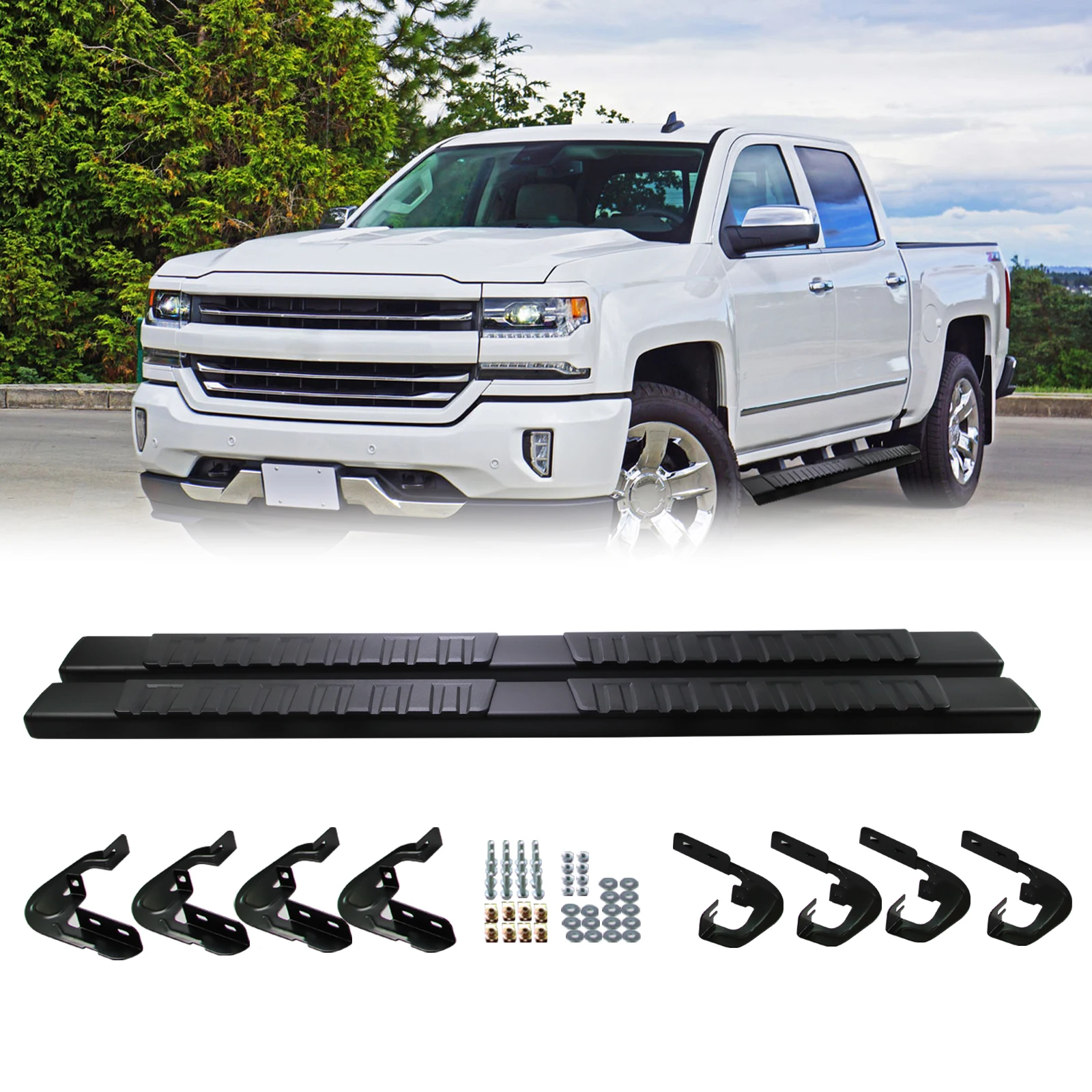 Running Board for 07-18 Silverado/Sierra1500, 07-19 Silverado Sierra 2500/3500HD