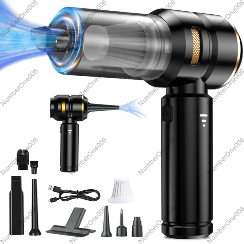 Cordless Brushless Car Vacuum Cleaner, Handheld High Power Blow Suction 2-in-1, High Suction Mini Car Dust Blower