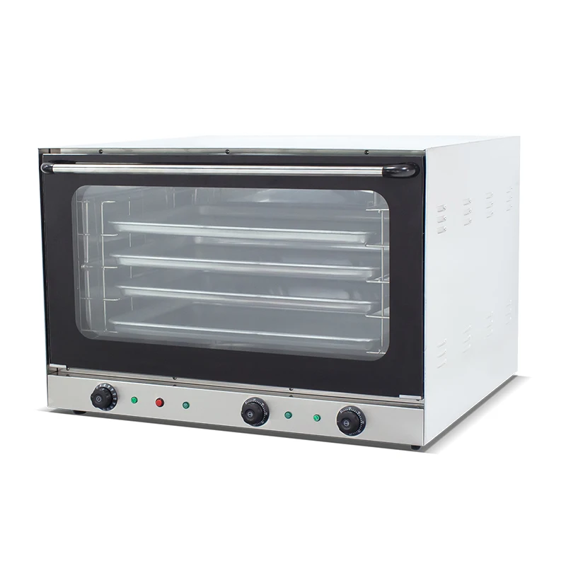 

Commercial 4 Trays Ovens Bakery Equipment Electric Convection Oven With Steam Function