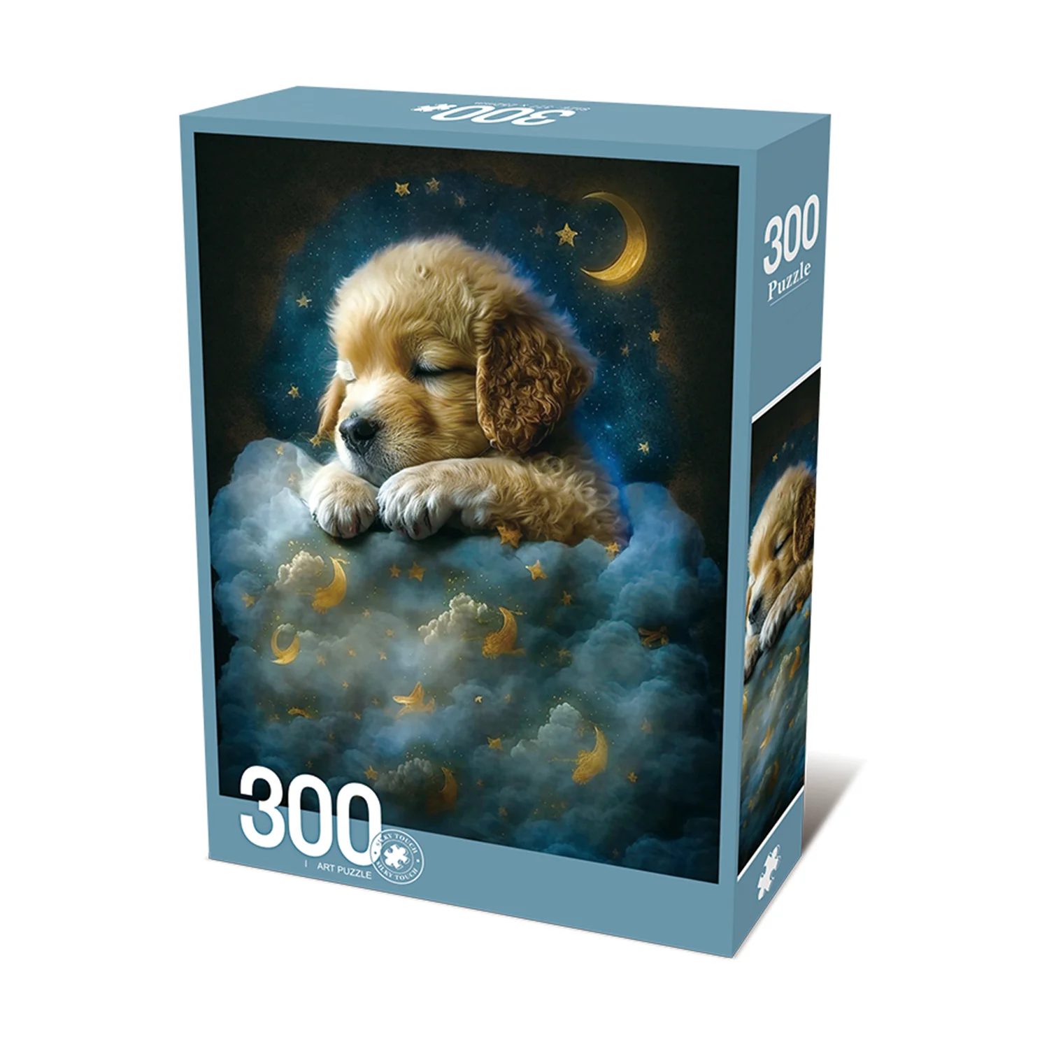 300-delige schattige puppy fluwelen materiaal vloer legpuzzels voor volwassenen woondecoratie games familieplezier educatief speelgoed voor kinderen