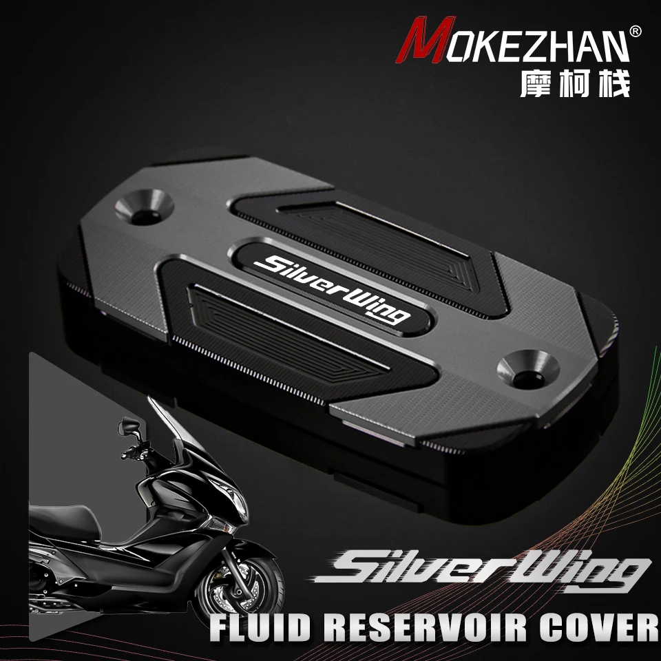 For HONDA FCS600 Silverwing FCS 600 Silver Wing Parts Motorcycle Front Brake Fluid Reservoir Oil Cup Cap Master Cylinder Cover