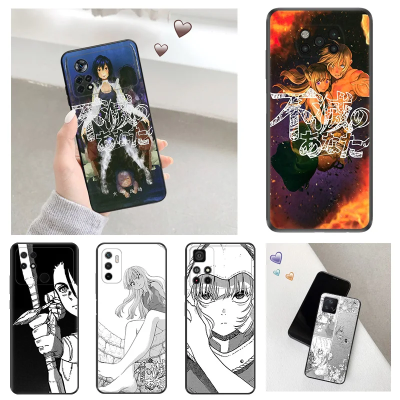 Anti-Drop Soft Phone Case For Xiaomi Poco x5 5G x4 x3 pro f3 gt f4 f5 m5 m4 m3 c40 c50 c51 Fashion To Your Eternity Anime Cover