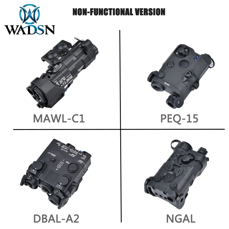 Dbal-a2 PEQ15 MAWL-C1 NGAL Battery Box Non-functional Version Tactical Laser Indicator Airsoft Fit 20mm Picatinny Rail Weapon