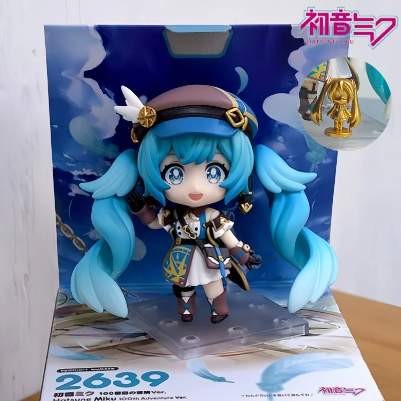 

Genuine Gsc Hatsune Miku Anime Toy Clay Man 2639 Hatsune Miku Series 100 Adventure Ver.Figurine Model Collection Toy Gifts