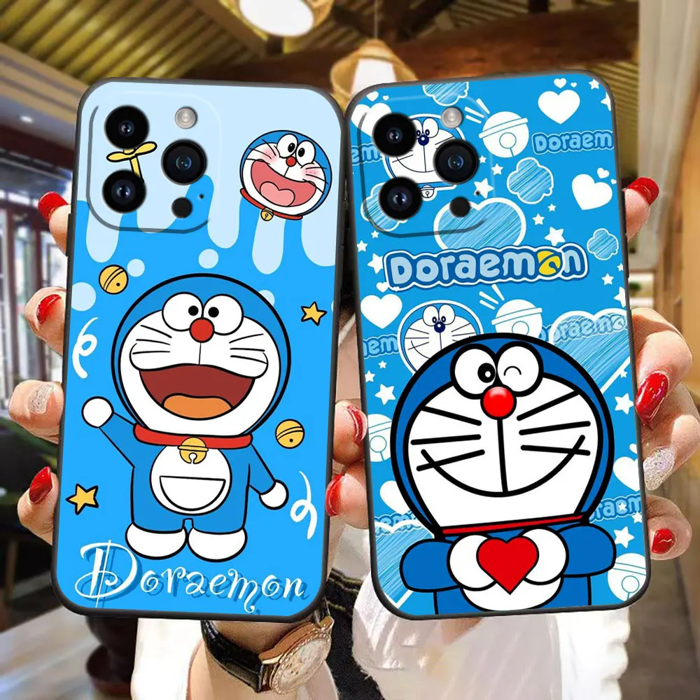 

Anime Blue D-Doraemon Cat Cover Phone Case For iphone Apple 16E 16 15 14 13 12 MINI 11 Pro XS Max X SE 8 7 Plus Case DIY Shell