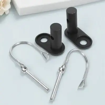 2Pcs Bike Trailer Coupler Easy Install Durable Attachment Secure Bicycle Connector for Kids Baby Pet Trailers Accessories