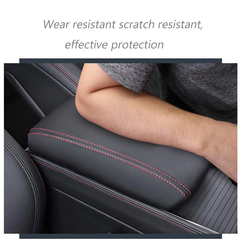 For Ford Mondeo EVOS 2022 2023 Leather Auto Center Armrest Cover Car Central Control Armrest Box Surface trim accessories