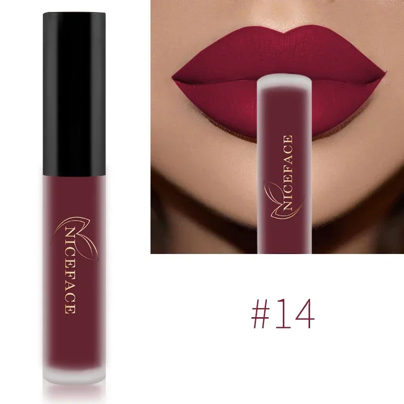 

20 Colors Optional, High Pigmented Matte Velvet Lip Glaze - Long-Lasting, Smudge-Proof, Non-Moisturizing Liquid Lipstick 1pc