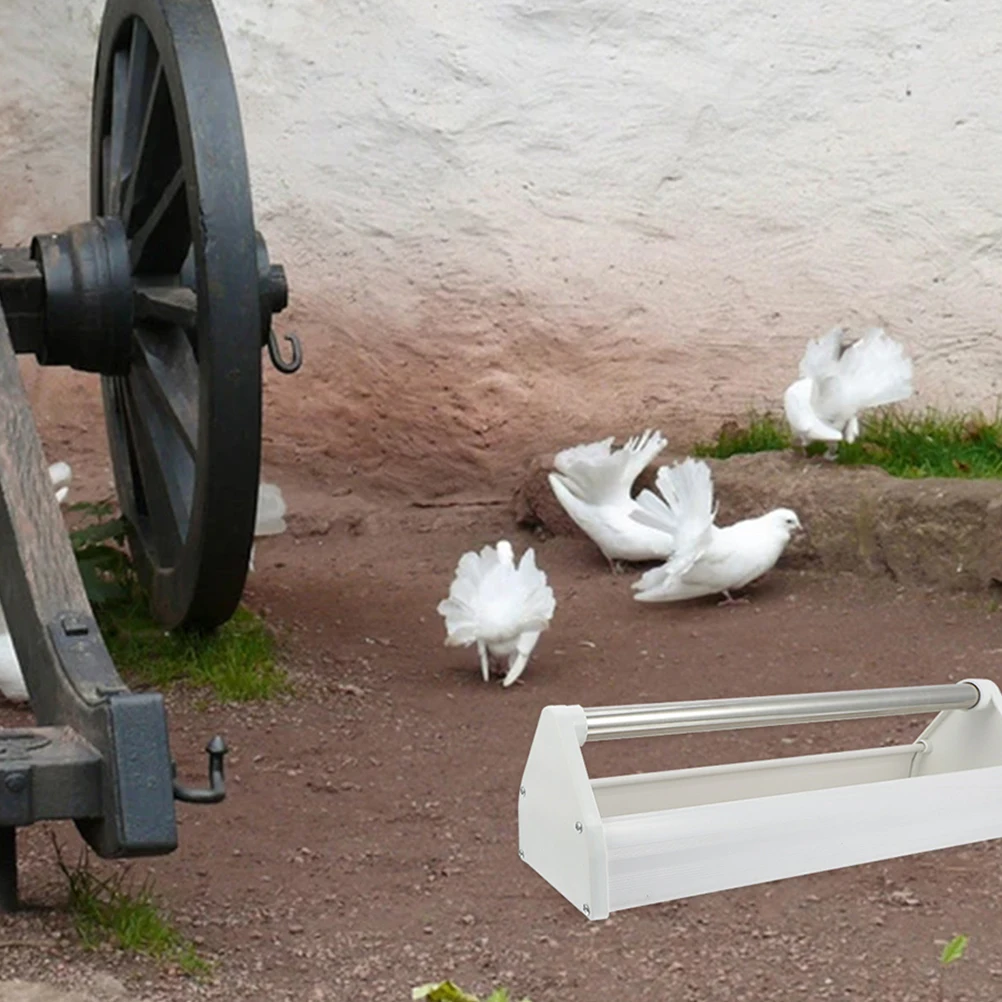 

2pcs Pigeon Feed Box Bird Feeder For Parrot Cockatiel Parakeet Indoor Outdoor Use Plastic Pet Feeder Food Water Bowl Small Bird