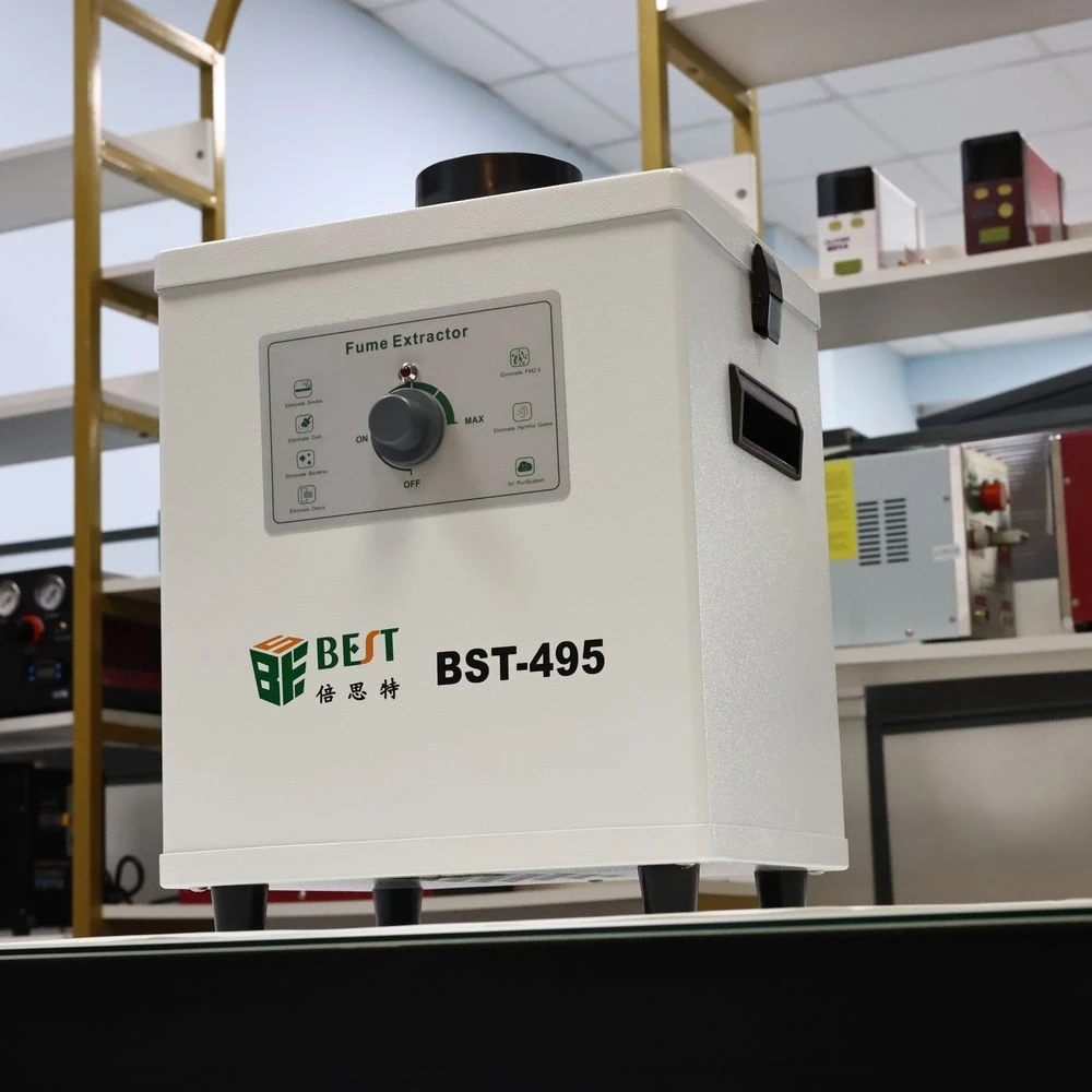 BST-495 عالية الكفاءة المحمولة لحام لحام الدخان آلة استخلاص الدخان فلتر الهواء امتصاص الدخان