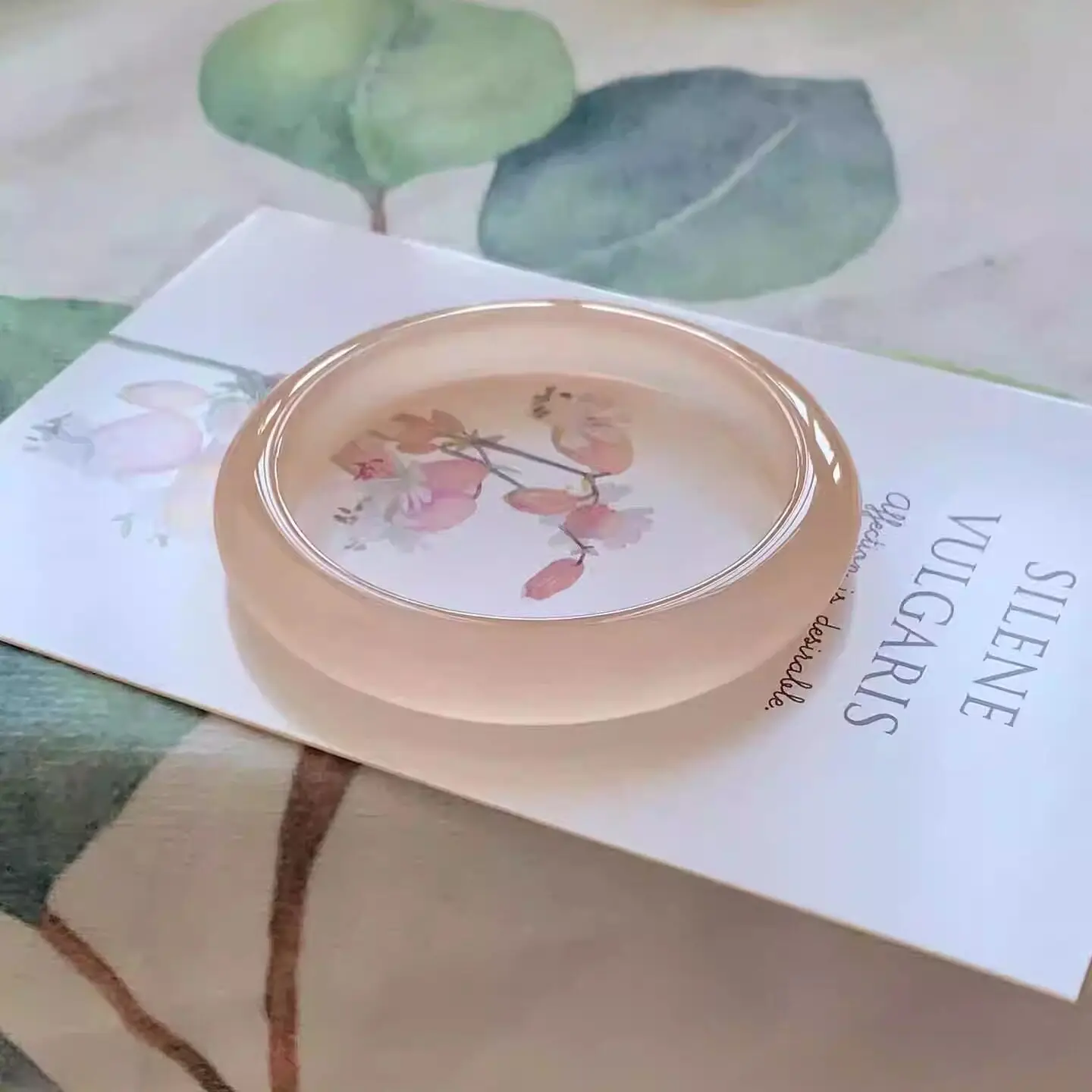 

White moonlight agate bracelet for women, natural white ice lotus root, pink chalcedony bracelet, horse material lotus root