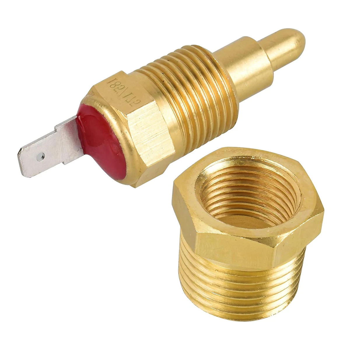 Fan Thermostat Temperature Switch 185 to 175 Degree Electric Engine Cooling Temperature Sensor Switch with 3/8