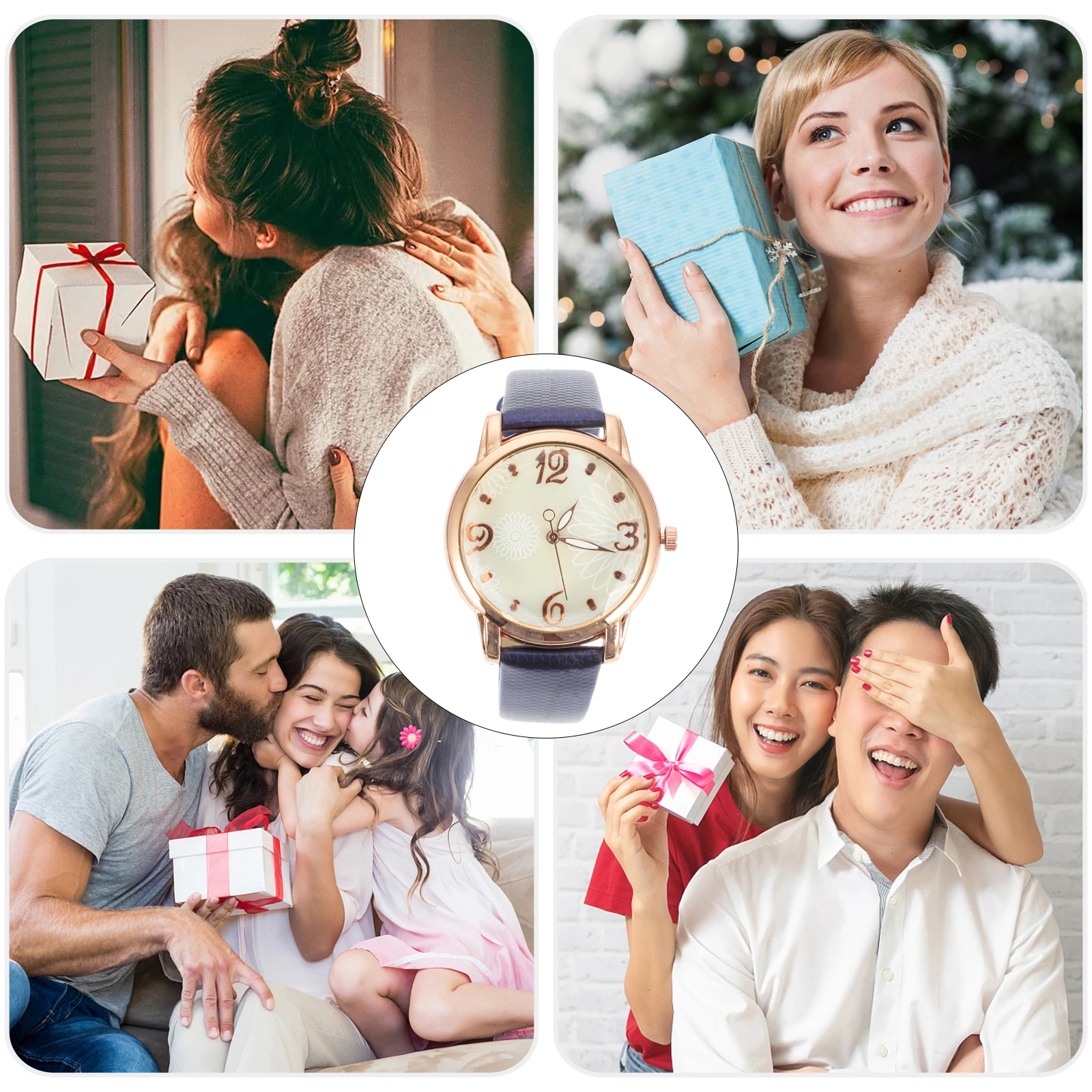 

Elegant Women Watch Strap Fashion Casual Wristwatch Analogue Dial Comfortable Durable Daily Wear Party Christmas Gift