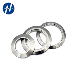 19mm-108mm SS304 Stainless Steel Sanitary Blind Cover Tri Clamp End Cap with Central Hole Quick Opening Blind Disk Pipe Fitting