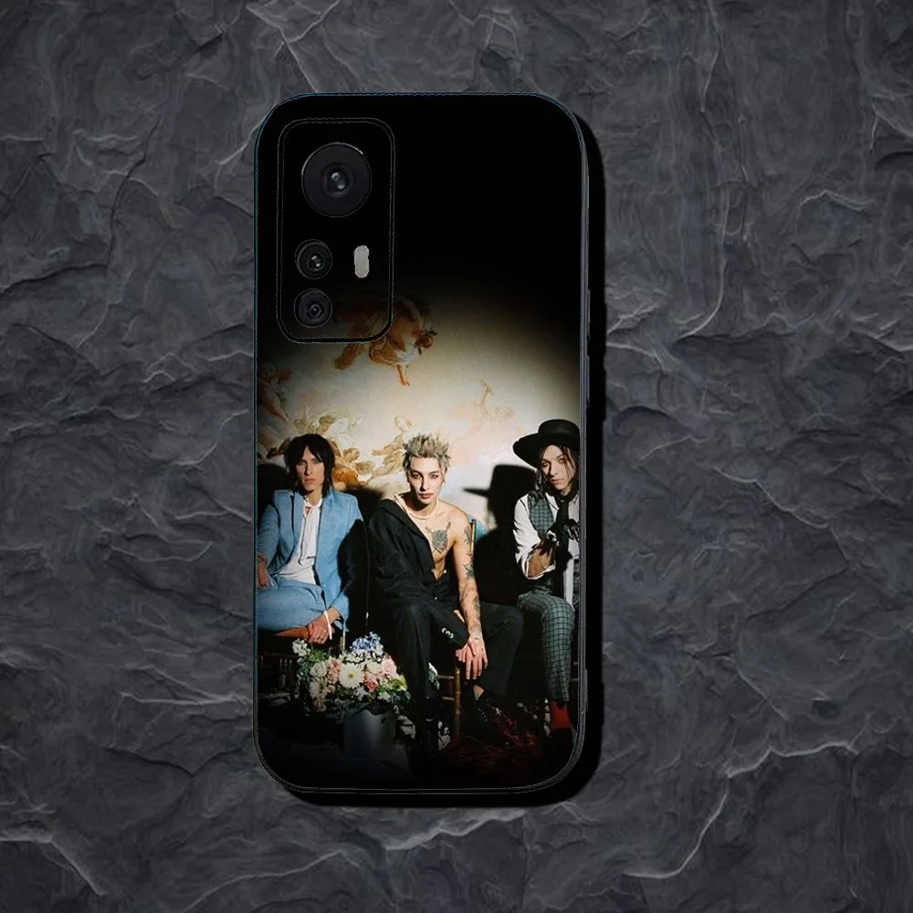 Music P-Palaye Royale Phone Case For Xiaomi 11 Redmi Note 11 5G 8T 9A 9 10T Note8Pro Note9 12SUltra Black Case