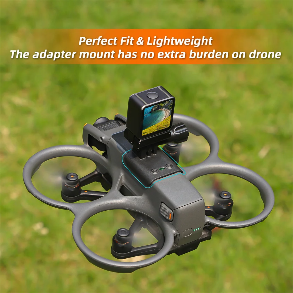 Braket kamera untuk Avata2/ Insta360 GO3, aksesori ekspansi dudukan lampu sorot kamera olahraga