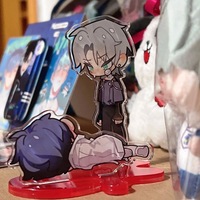 Anime Alien Acrylic Figure - Cute Stage Free Cosplay Desktop Accessory Collectible Figurine Surprise Gift Toy