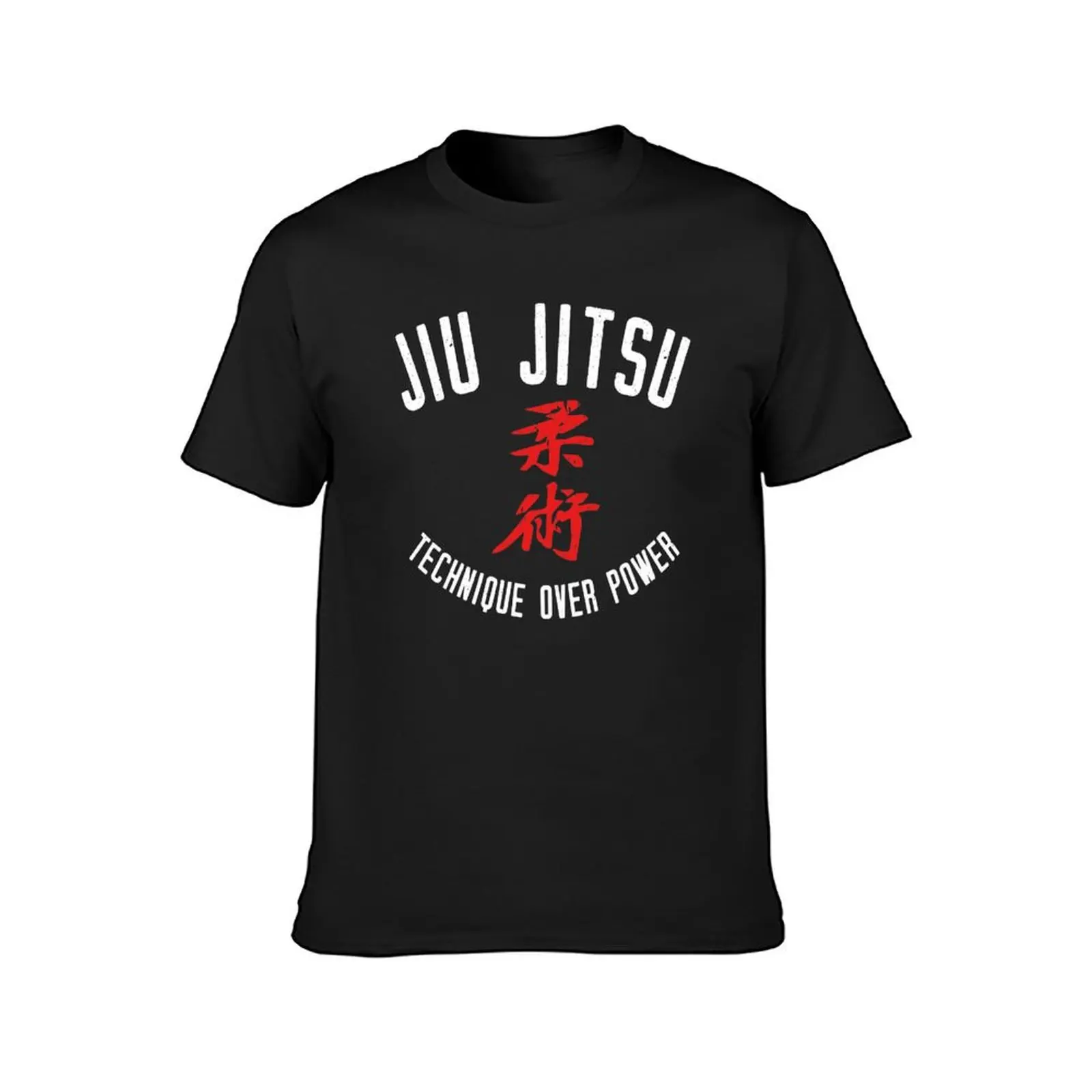 Jiu Jitsu Technique Over Power White Brazilian Jiu Jitsu Shirt for BJJ, Cool Gift T-Shirt sweat cute tops plain t shirts men