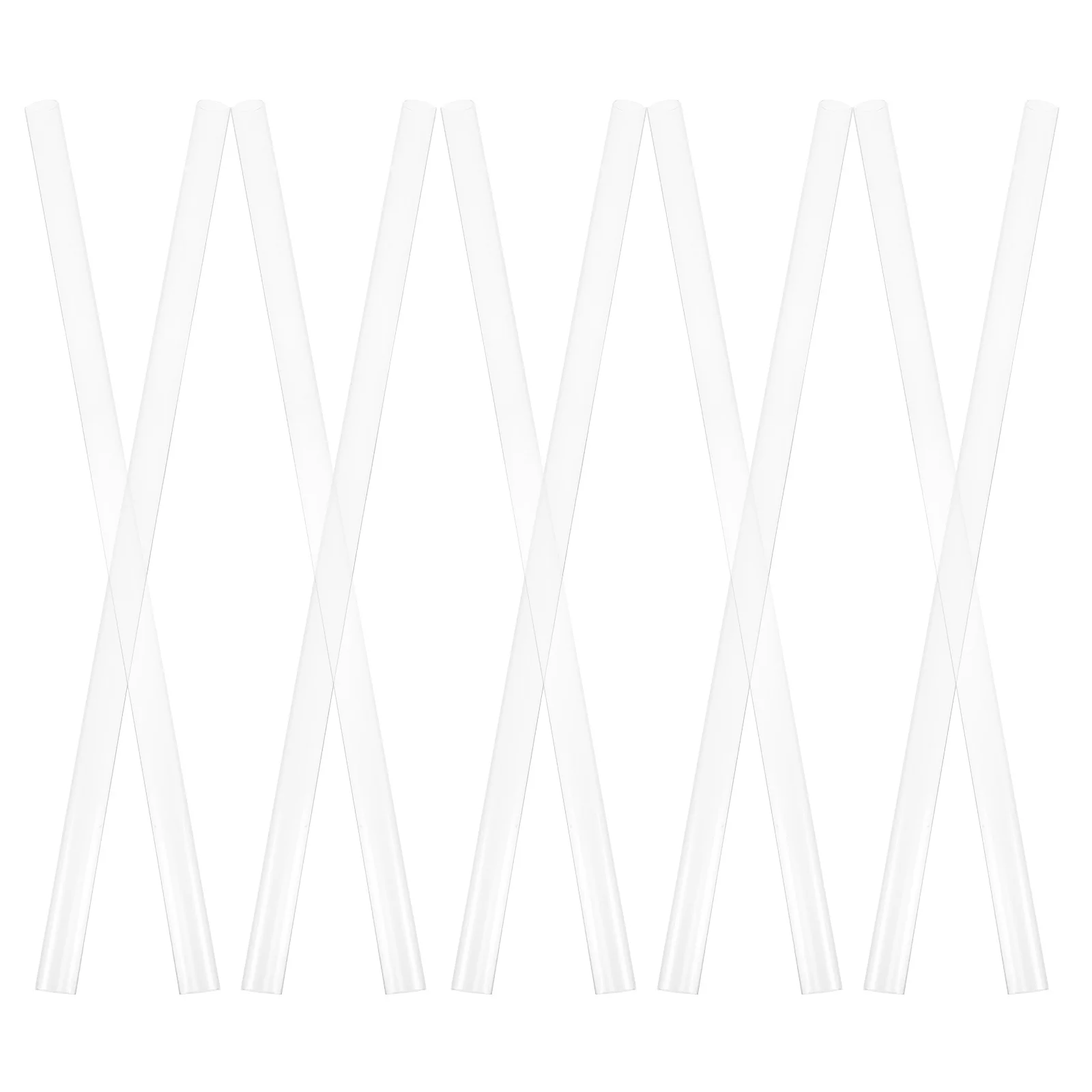 

10Pcs Transparent Folders Slide Binders Sturdy Plastic Binding Bars for Book Document Organization School Office Home Use Loose