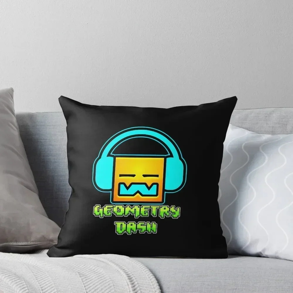 

Geometry Dash Throw Pillow Sofas Covers Decorative Cushion Cover pillow