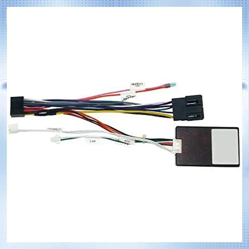 

A70R-Car Audio 16PIN Power Cord Adapter Audio Harness With Canbus Box For Mercedes-Benz W209 2002-2006 W203 2001-2004