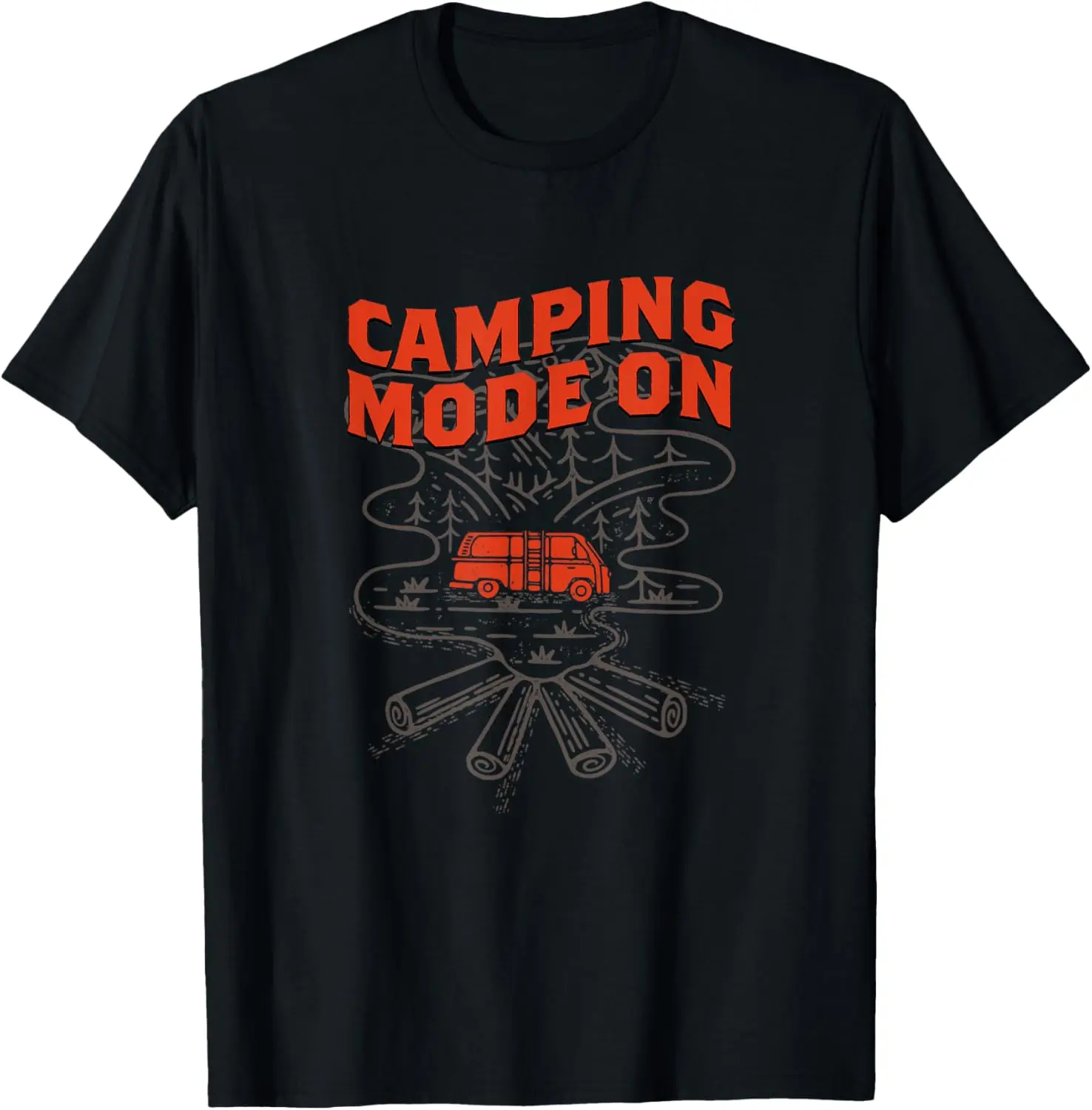 

Camping Mode On Outdoor Nature Lover Wildlife Nature T-Shirt