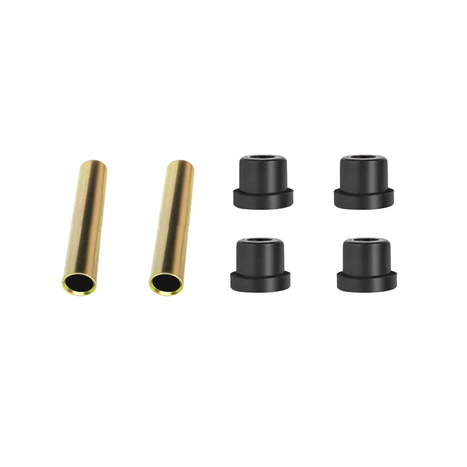 4Pcs Plastic Bushings 1012303 & 2Pcs Metal Sleeves 105583 Kit for Club Car DS 1981-Up Gas Electric Golf Carts Front Leaf Spring