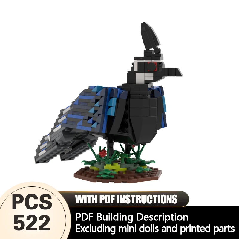 

Creators Animal Series Model MOC Building Bricks Palawan Peacock Pheasant Modular Technology Gifts Holiday Assemble Children Toy