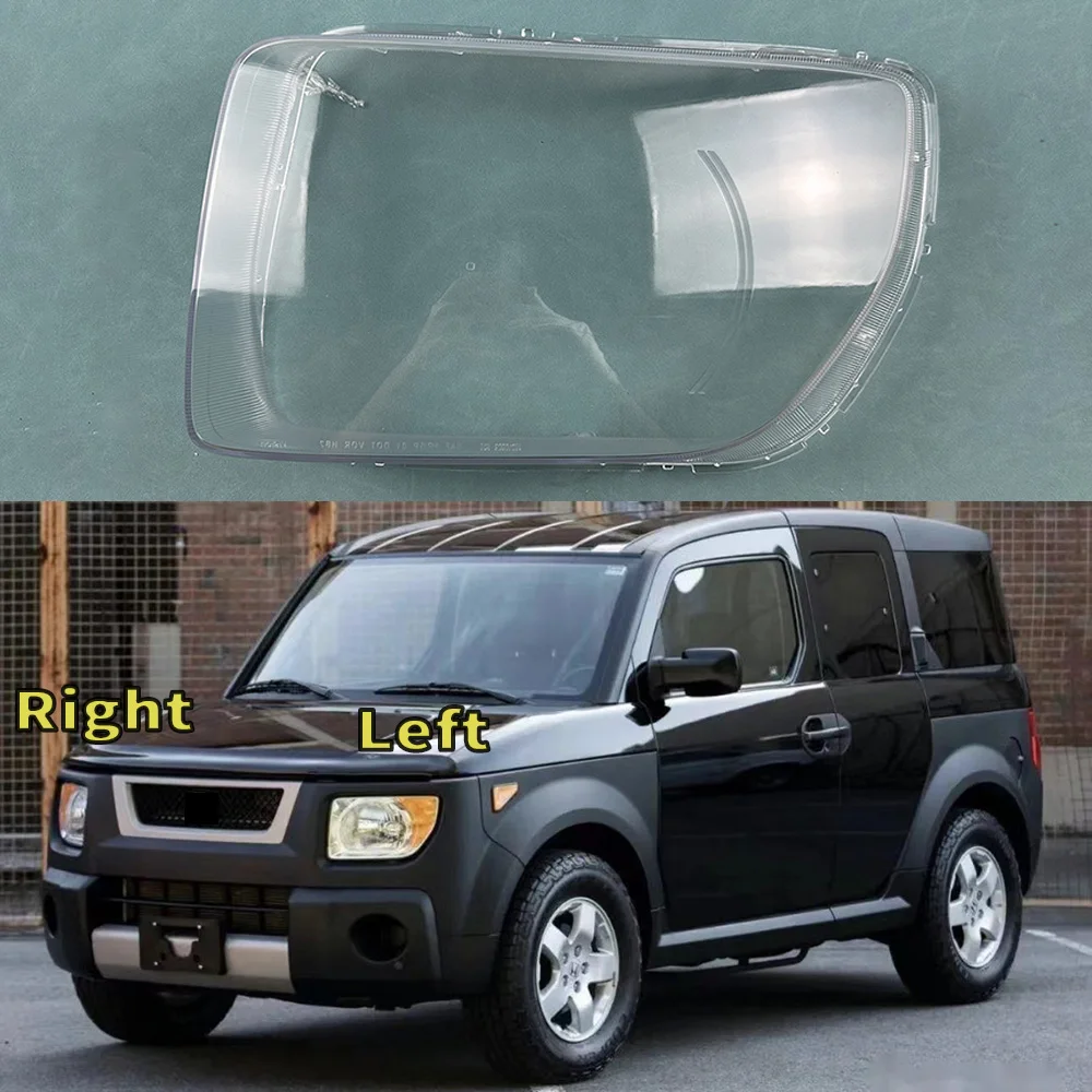 

Крышка передней фары для Honda Element 2002 2003 2004, прозрачная маска, затеняющая крышка фары, автомобильные запчасти