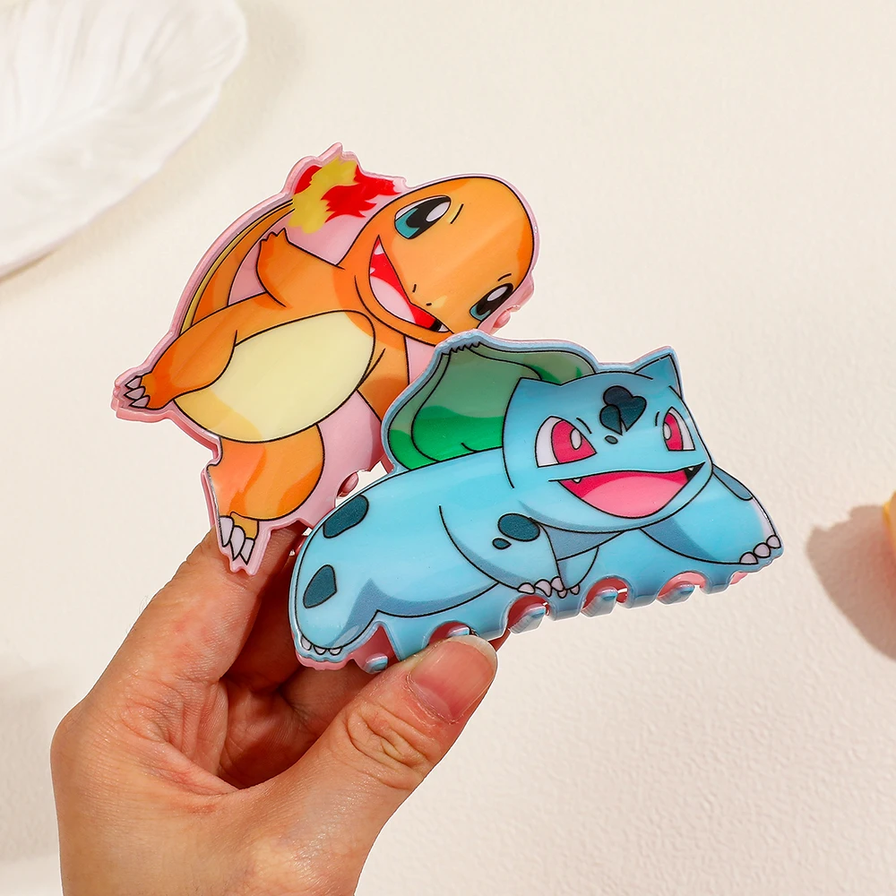 Creative Anime Pokemon Character Shaped Hair Claw Clips Daily Styling Hair Accessory Gifts for Girls view 6