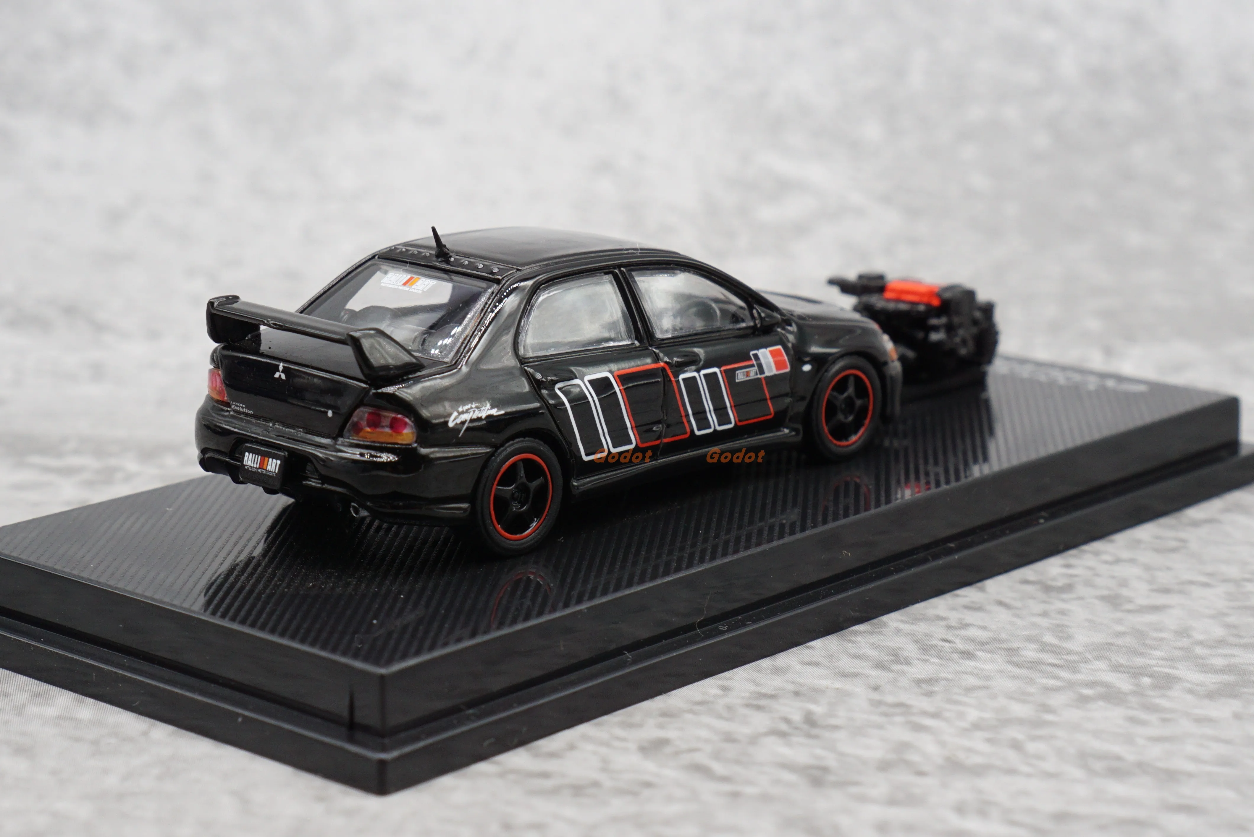 Modèle de voiture en alliage CM 1/64 Lancer EVO, jouet