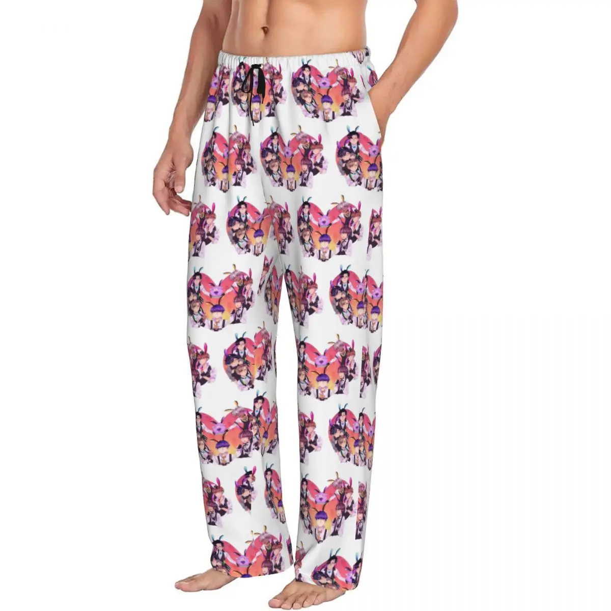 

Мужские пижамные штаны Bunny Event Obey Me, одежда для сна с карманами на заказ